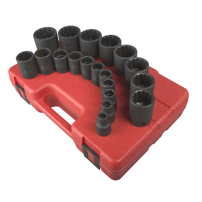 19-Piece 1/2 in. Drive 12-Point Fract