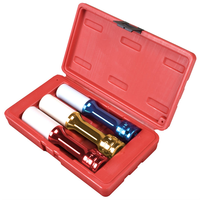 3PC 1/2DR 150MM WHEEL PROTECTOR IMPACT SOCKET SET