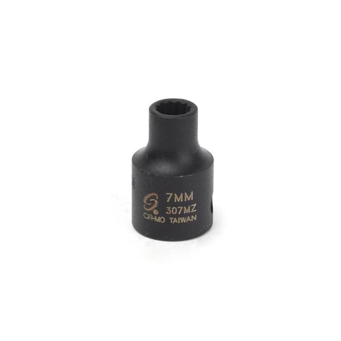 3/8" Dr. 7mm 12 Point Impact Socket