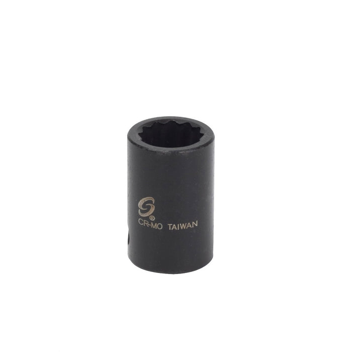 SOC 11MM 3/8D IMP 12PT BLK