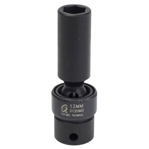 SOC 12MM 3/8D IMP UNIV 6PT DP