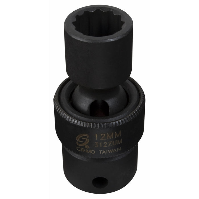 SOC 12MM 3/8D IMP UNIV 12PT
