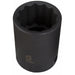 SOC 15MM 3/8D IMP 12PT BLK