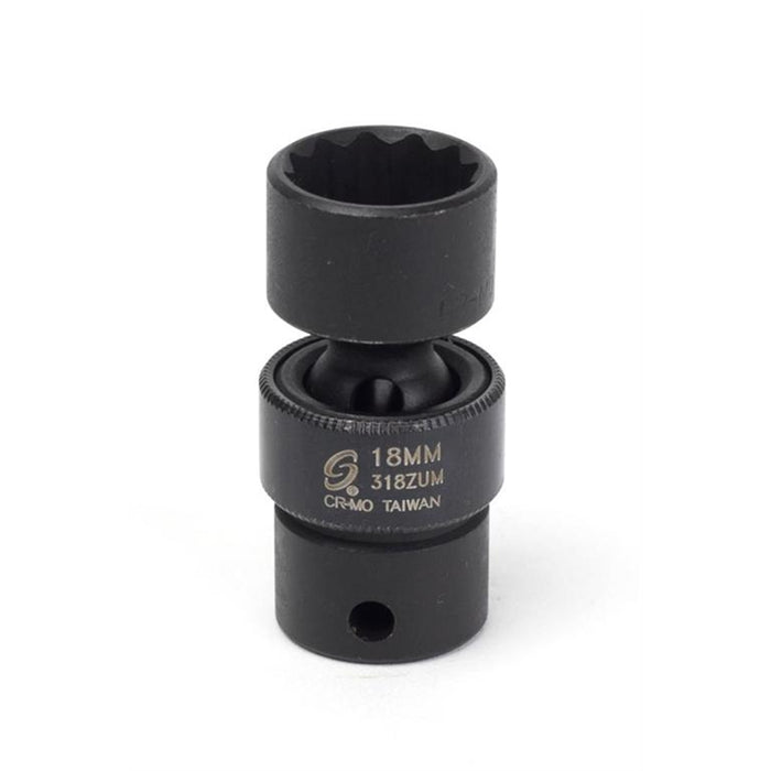3/8" Dr 18mm 12pt Universal Impact Socket