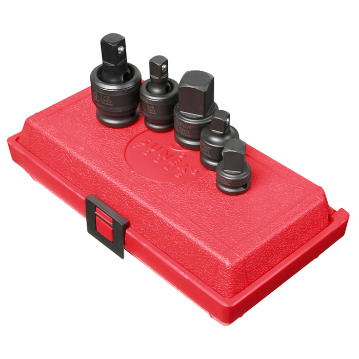 IMP SET 5PC 3/8 AND 1/2DR ADAPT AND UNIV JOINT