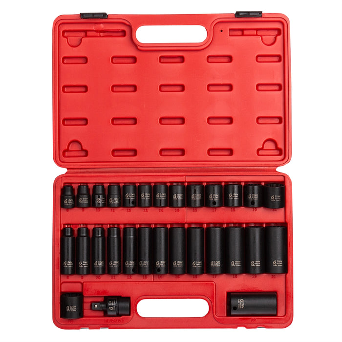29-Piece 3/8 in. Drive 12-Point Maste