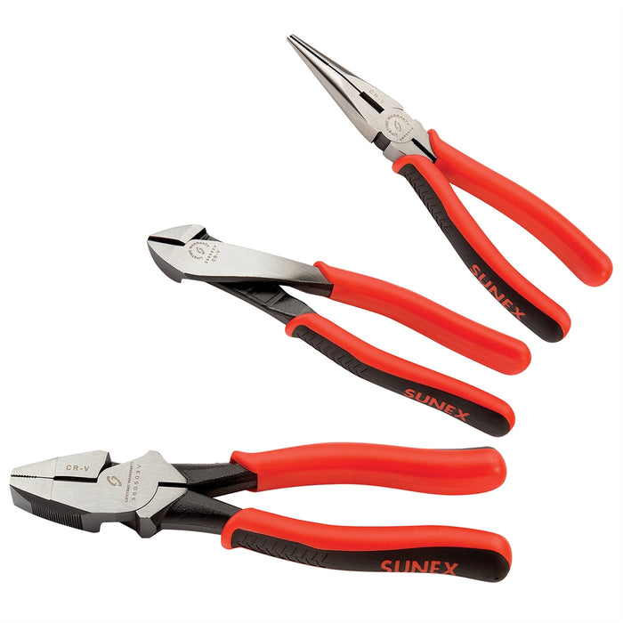 3-Piece High Leverage Pliers Set