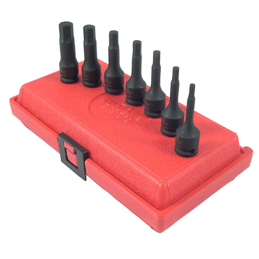 3/8" DR. 7PC METRIC IMPACT HEX DRIVER SET