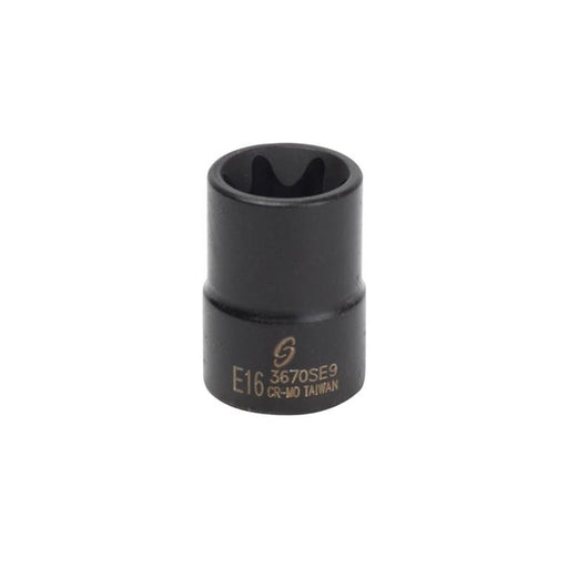 3/8" Dr. External Star Impact Socket E16