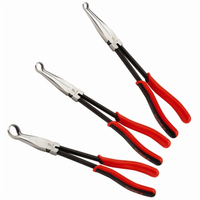 3 Piece 11" Long Reach Hose Gripper Pliers Set