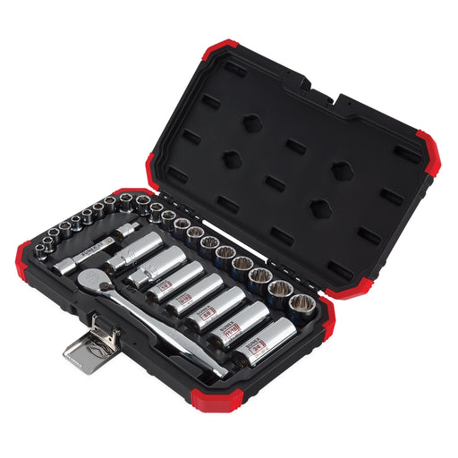 30-Piece 1/4 in., 3/8 in. Drive Chrom