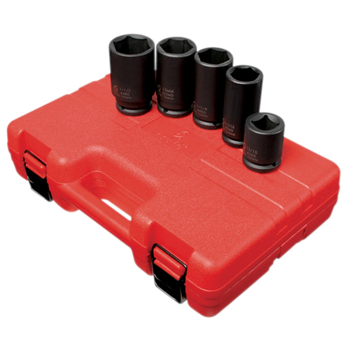 SOCKET SET IMPACT 3/4IN. DR.5PC SAE WHEEL SERV SET