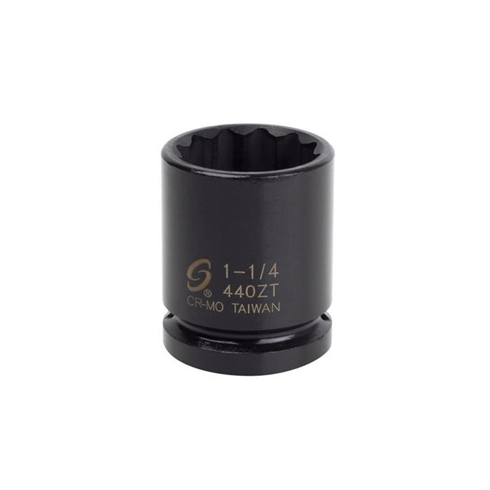 SOC 1-1/4 3/4D IMP 12PT TW BLK