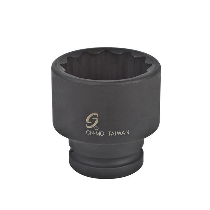 SOC 1-5/8 3/4D IMP 12PT TW BLK