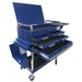 Deluxe Service Cart w/ Locking Top, 4