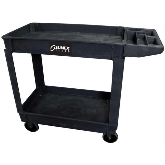 Compact Heavy Duty Utility Cart, Blac