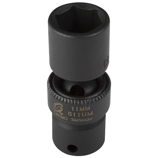 SOC 11MM 1/4D IMP UNIV 6PT