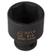 SOC 9/16 1/4D IMP 6PT BLK