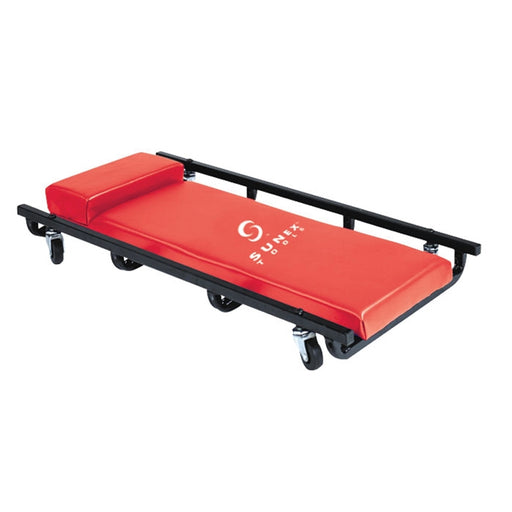 Red Vinyl Padded 4-Wheel 36 in. x 17