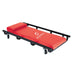 Red Vinyl Padded 4-Wheel 36 in. x 17