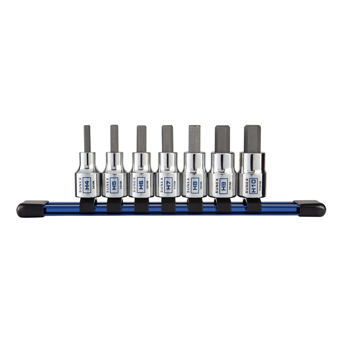 7-Piece 3/8 in. Drive Chrome Hex Bit