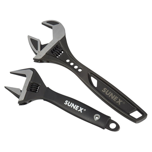 2-Piece Adjustable Wrench Set (10 in.