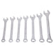 7 Pc Metric Raised Panel Jumbo Combination Wrench