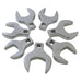 7 Pc.1/2" Dr. Metric Jumbo Crowfoot Wrench Set