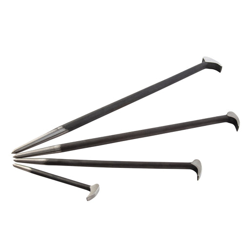 PRY BAR SET 4 PC HOOK & POINT 6 12 16 & 20IN.
