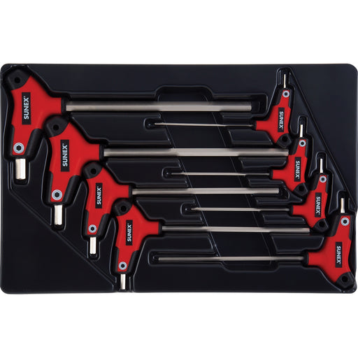 8-Piece T-Handle, Hex, Metric Hex Key