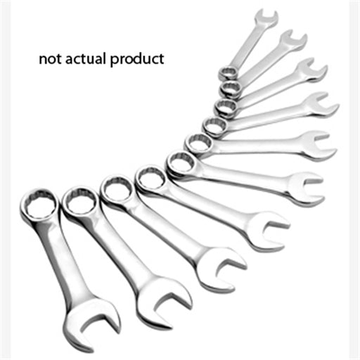 Stubby Combination Wrench, 19 mm