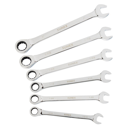 6-Piece Super Jumbo Ratcheting Wrench