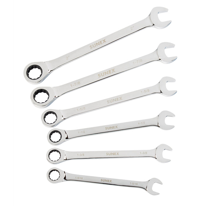 6-Piece Super Jumbo Ratcheting Wrench