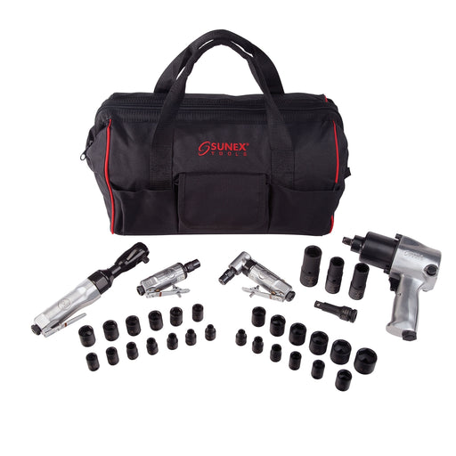 4-Piece Air Tool Kit w/ Impact Socket