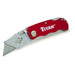 RED FOLDING POCKET UTILITY KNIFE