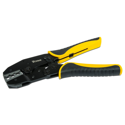 RATCHETING HEAT SHRINK TERMINAL CRIMPER