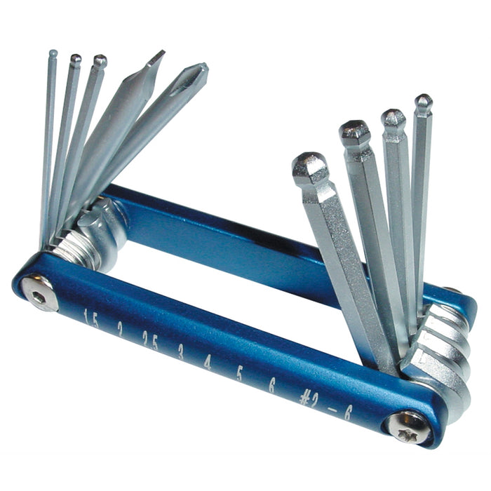 BALL HEX KEY SET METRIC BLUE