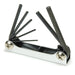 7PC FOLDING METRIC HEX KEY SET