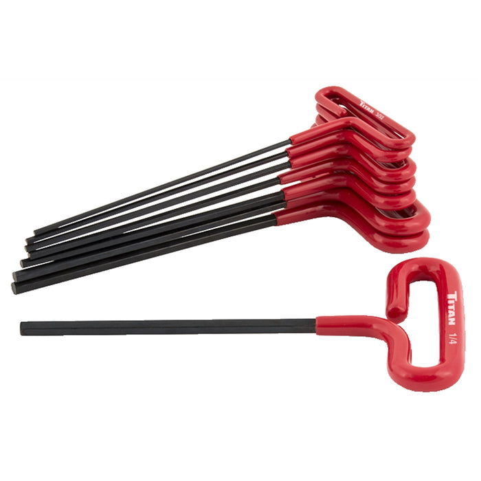 8-PC SAE T-HANDLE HEX KEY SET
