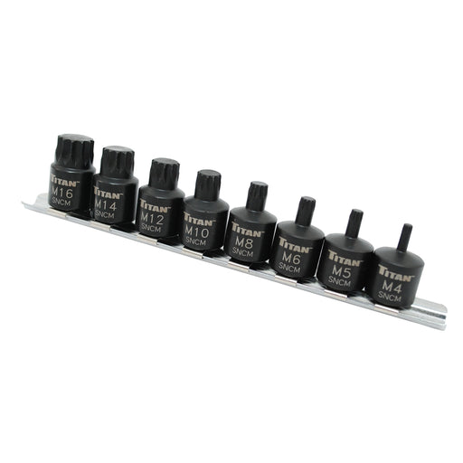 9-PC 3/8" DR STUBBY TRIPLE SQU