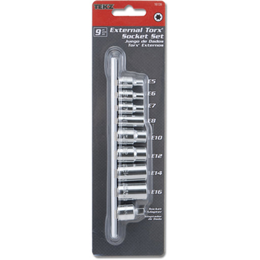 9PC EXTERNAL STAR SOCKET SET