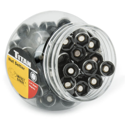 50-PC 1/2" 45 MM MAGNETIC NUT SET