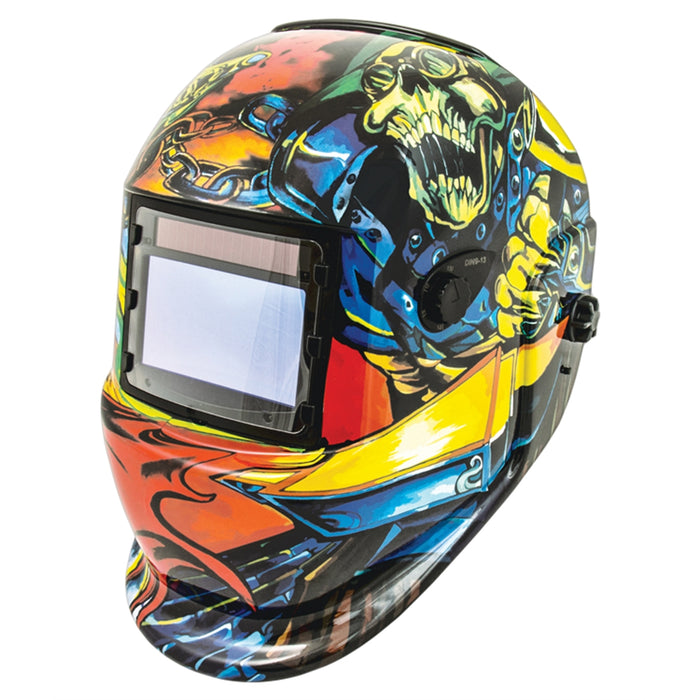 SOLAR POWERED AUTO DARK WELDING HELMET