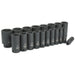 19-PC 1/2" DR SAE DEEP IMPACT 