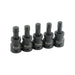 5-PC 3/4" DR METRIC HEX IMPACT