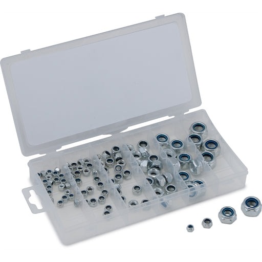 100-PC METRIC NYLON LOCKNUT ASSORTME