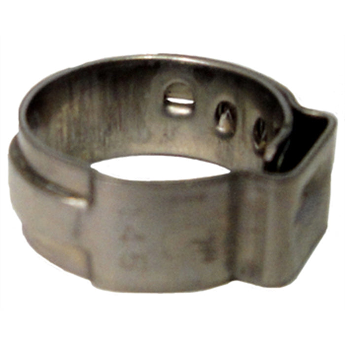 9/16" Open Pinch Hose Clamp (.472" - 9/16") 100/Ba