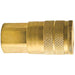 Coupler Industrial Type D 1/4" Body, 1/4" NPT