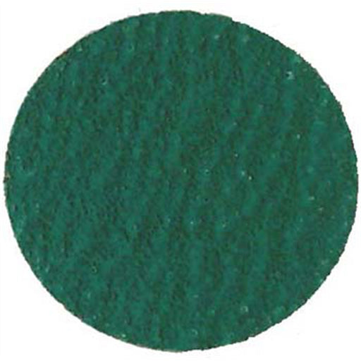3" Green Zirconia Abrasive 50 Grit Disc (25/Box)