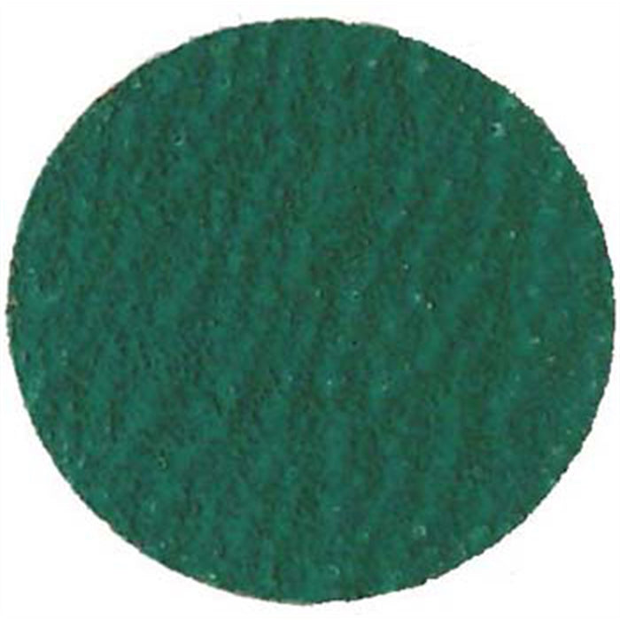 3" Green Zirconia Abrasive Disc - 80 Grit (25/Box)